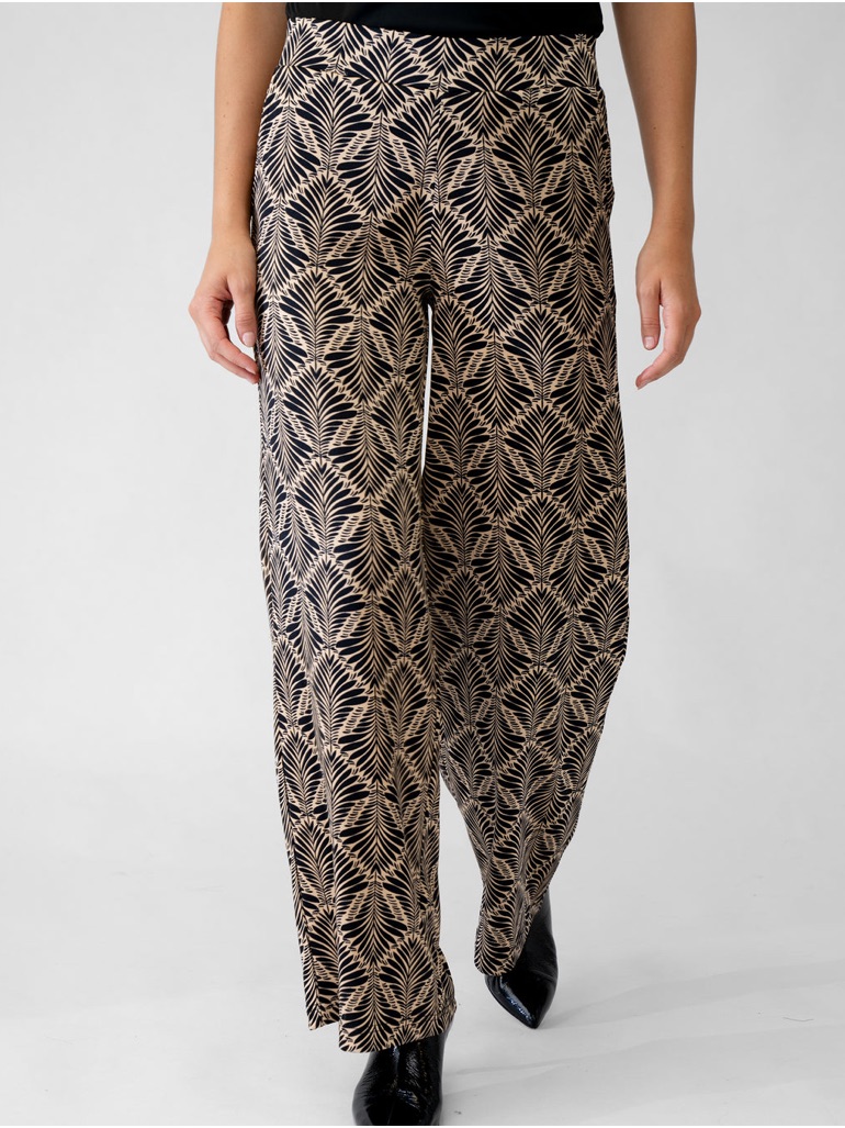 Adrienne Landau Basalt Printed Trouser
